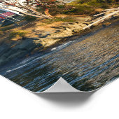 Active Pass Lighthouse - Insel Mayne Poster (Ecke)