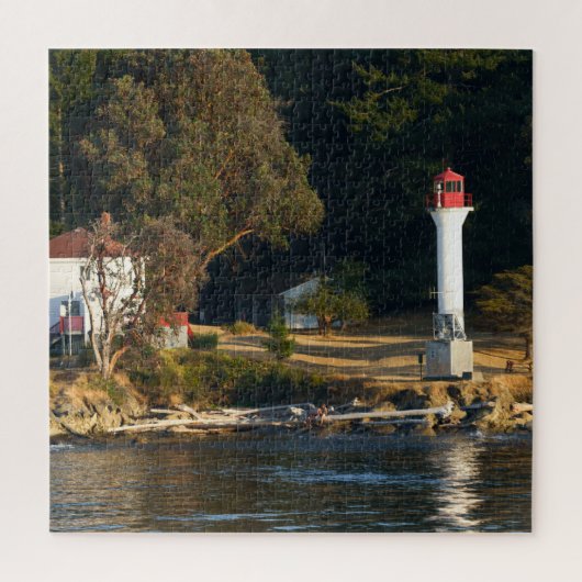 Active Pass Lighthouse - Insel Mayne Puzzle (Vertikal)