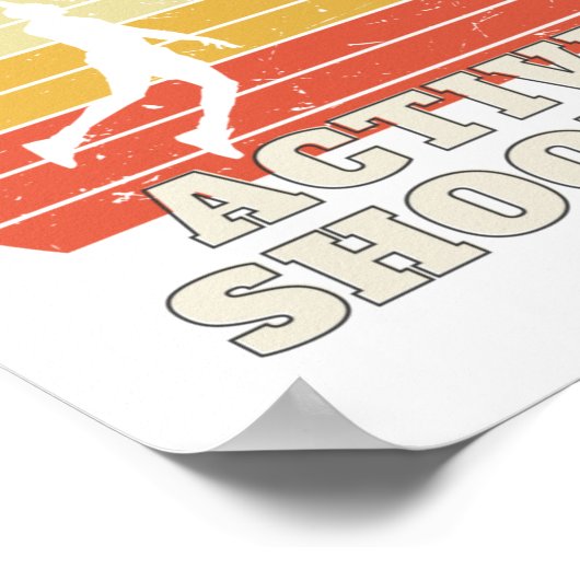 Active Shooter Basketball 1 Poster (Ecke)