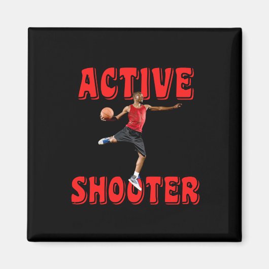 Active Shooter Basketball 4 Magnet (Vorne)