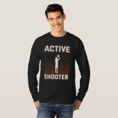 Active Shooter Basketball Men Women T-Shirt (Vorne ganz)