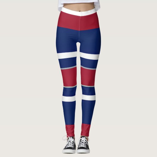 Activewear-Leggings MID "TEAMFARBE #2" Leggings (Vorderseite)