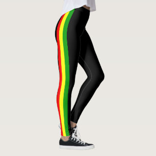 Activewear-Leggings mit rasta Streifen Leggings