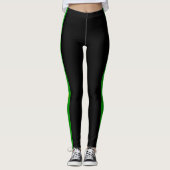 Activewear-Leggings mit rasta Streifen Leggings (Vorderseite)