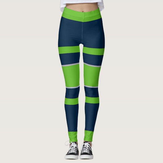 Activewear-Leggings SHORTY "TEAMFARBE #1" - Leggings (Vorderseite)