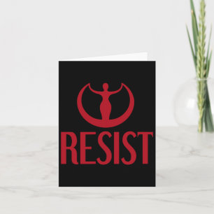 Activism Resist Goddess Astraea Logo Feminist Prix Karte