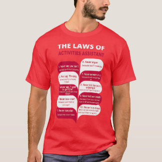 ACTIVITIES ASSISTANT BEST DESIGN 2017 T-Shirt