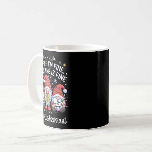 Activities Istant Gnome Everything Is Fine Christm Kaffeetasse (Vorderseite Links)