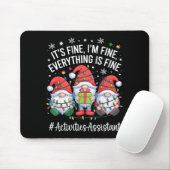 Activities Istant Gnome Everything Is Fine Christm Mousepad (Mit Mouse)