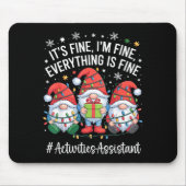 Activities Istant Gnome Everything Is Fine Christm Mousepad (Vorne)