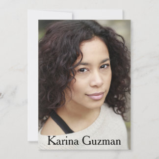 Actor Comp Cards
