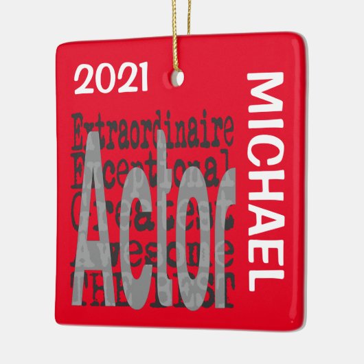 Actor Extraordinaire CUSTOM Keramikornament (Links)