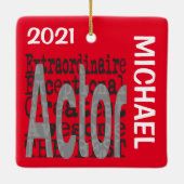 Actor Extraordinaire CUSTOM Keramikornament (Rückseite)