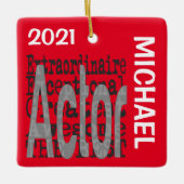 Actor Extraordinaire CUSTOM Keramikornament (Vorderseite)