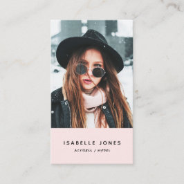 Actor Model Singer Dancer Foto Business Card Visitenkarte