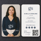 Actor Photo QR Code Professional Visitenkarte