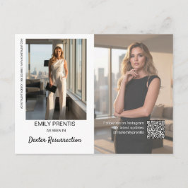 Actor Promo Card | 3 Photo Composite Postcard Postkarte