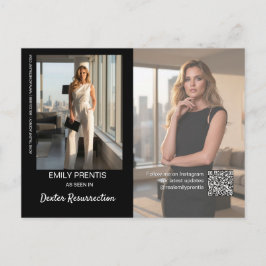 Actor Promo Card | 3 Photo Composite Postcard Postkarte