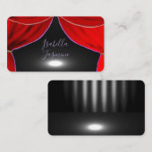 Actress actor influencer psychic  business card visitenkarte (Vorne/Hinten)