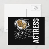 Actress Alchemy of Acting Postkarte (Vorne/Hinten)