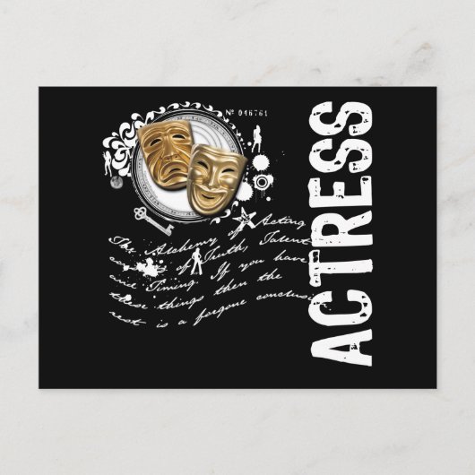 Actress Alchemy of Acting Postkarte (Vorderseite)