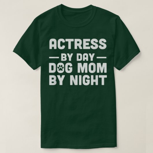 Actress By Day Cat Mom By Night1 T-Shirt (Design vorne)