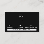 ★Actress-HairstylistModell modernes Headshot ★ Visitenkarte (Rückseite)