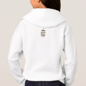 Acts 26:2 KJV Bible Verse Quote Girl's Hoodie (Rückseite)