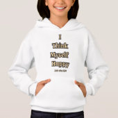 Acts 26:2 KJV Bible Verse Quote Girl's Hoodie (Vorderseite)