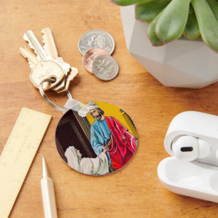 Acts 9:36-43 Tabitha wird wieder zum Leben erweckt Schlüsselanhänger