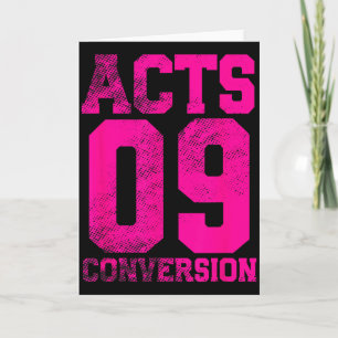 Acts 9 Bekehrung Bibel Kapitel Jersey Design  Karte