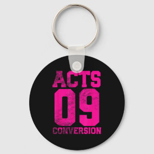 Acts 9 Bekehrung Bibel Kapitel Jersey Design Schlüsselanhänger