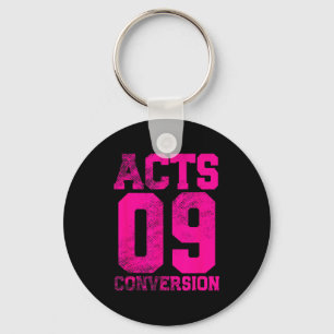 Acts 9 Bekehrung Bibel Kapitel Jersey Design Schlüsselanhänger