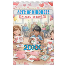 Acts of Kindness Every Month Calendar Kalender