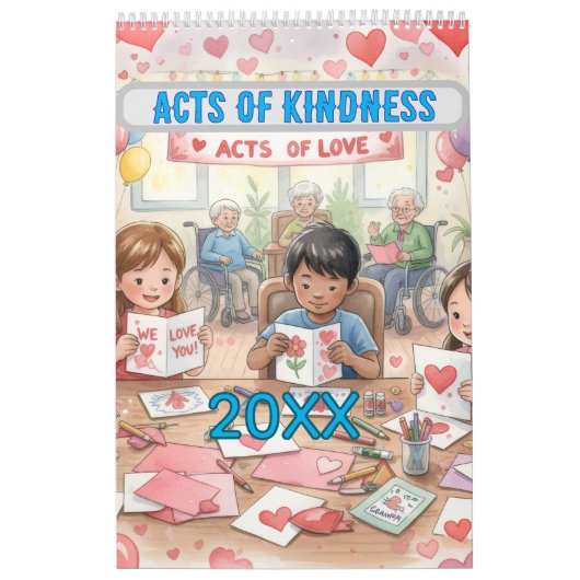 Acts of Kindness Every Month Calendar Kalender (Titelbild)
