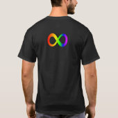 Actual Autistic Adulst T - Shirt (Rückseite)