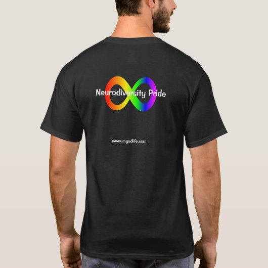 Actual Autistic Adulst T - Shirt (Rückseite)