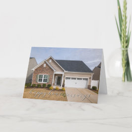 Actual Foto Happy Housiversary Realtor Karte