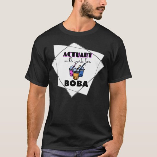 Actuary wird für BOBA Bubble Reitschule arbeiten c T-Shirt (Vorderseite)