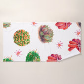 ?actus nahtlos floral pattern background, wallpap badehandtuch (Badehandtuch)