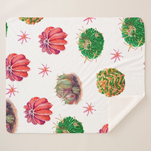 ?actus nahtlos floral pattern background, wallpap sherpadecke (Vorderseite (Horizontal))