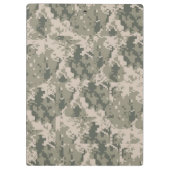 ACU Camo Camouflage Monogram Initial Clip Board Klemmbrett (Rückseite)