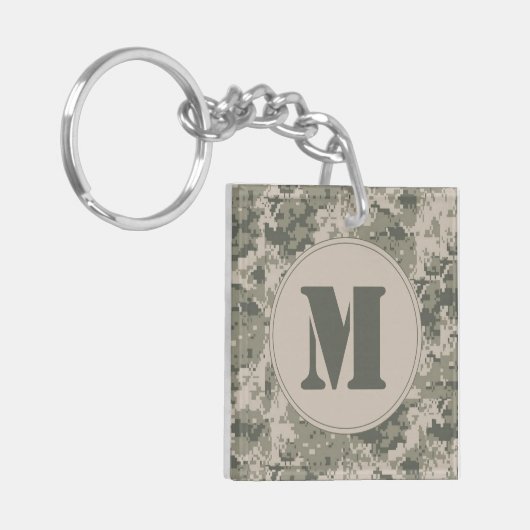 ACU Camouflage Camouflage Digital-Muster Schlüssel Schlüsselanhänger (Vorderseite links)