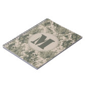 ACU Camouflage Camouflage Monogram, Initial Note B Notizblock (Linke Seite)