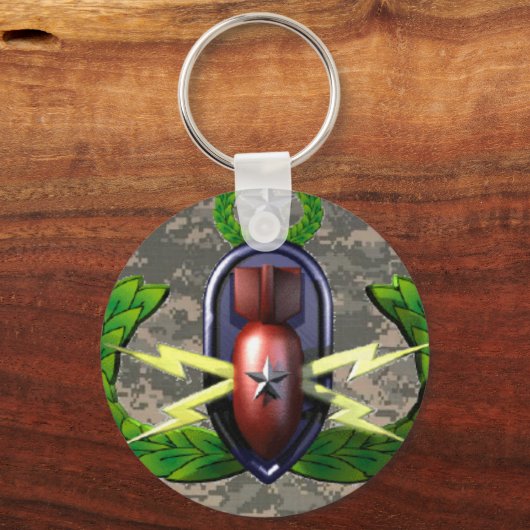ACU EOD Abzeichen Schlüsselkette Schlüsselanhänger (Vorderseite)