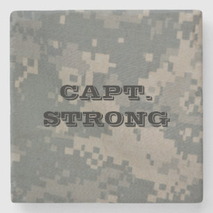 Acu Militär Muster Camo Tarnuniform Kunst Steinuntersetzer