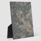 Acu Pattern Camouflage Troops Digital Art Peace Fotoplatte (Seite)