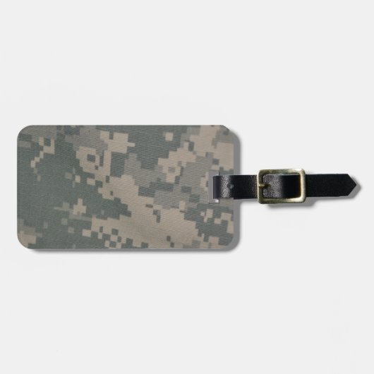 Acu Pattern Camouflage Troops Digital Art Peace Gepäckanhänger (Vorderseite horizontal)