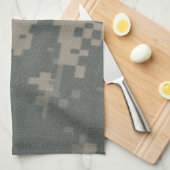 Acu Pattern Camouflage Troops Digital Art Peace Handtuch (Viertel Falte)