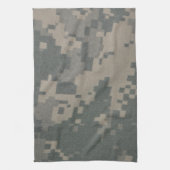 Acu Pattern Camouflage Troops Digital Art Peace Handtuch (Vertikal)